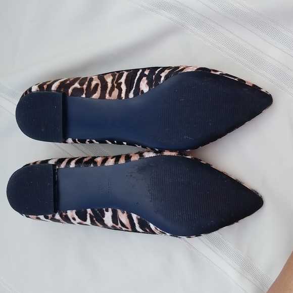 Nine West Animal Print Smoking Flats - Picture 7 of 10